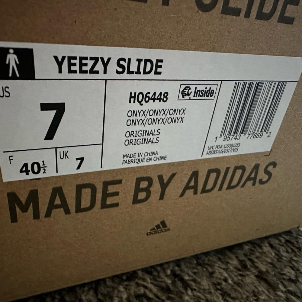 Yeezy Men's Dk Brown (soot) Slides - Picture 3 of 3